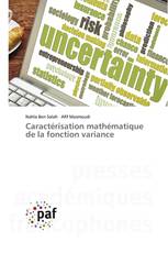 Caractérisation mathématique de la fonction variance