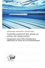 Contrôle postural des pieds en milieu de rééducation