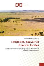 Territoires, pouvoir et finances locales