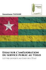Essai sur l’amélioration du service public au Togo