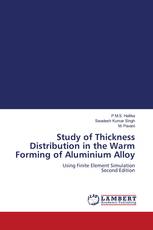 Study of Thickness Distribution in the Warm Forming of Aluminium Alloy