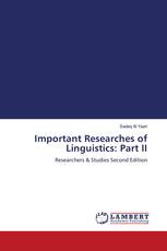 Important Researches of Linguistics: Part II