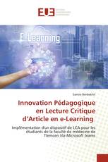 Innovation Pédagogique en Lecture Critique d’Article en e-Learning