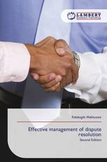 Effective management of dispute resolution