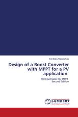 Design of a Boost Converter with MPPT for a PV application