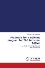 Proposals for a training program for TAC tutors in Kenya