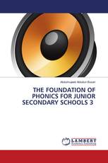THE FOUNDATION OF PHONICS FOR JUNIOR SECONDARY SCHOOLS 3