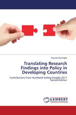 Translating Research Findings into Policy in Developing Countries