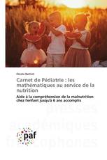 Carnet de Pédiatrie : les mathématiques au service de la nutrition