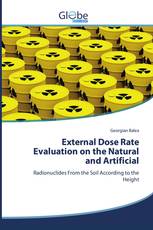 External Dose Rate Evaluation on the Natural and Artificial