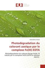 Photodégradation du colorant azoïque par le complexe Fe(III)-EDTA