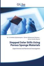 Stepped Solar Stills Using Porous Sponge Materials