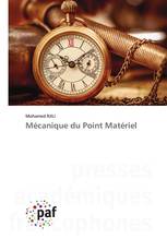 Mécanique du Point Matériel