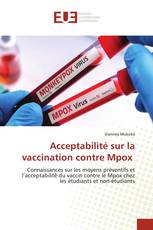 Acceptabilité sur la vaccination contre Mpox
