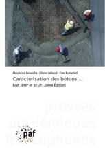 Caractérisation des bétons ...