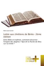 Lettre aux chrétiens de Bérée- 2ème édition