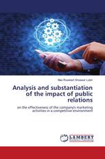Analysis and substantiation of the impact of public relations