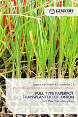 PULL TYPE PAPERPOT TRANSPLANTER FOR ONION