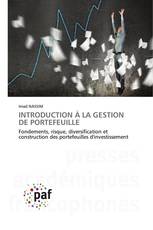 INTRODUCTION À LA GESTION DE PORTEFEUILLE