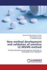 New method development and validation of sensitive LC-MS/MS method