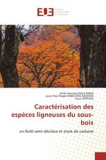 Caractérisation des espèces ligneuses du sous-bois