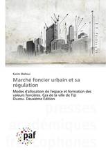 Marché foncier urbain et sa régulation