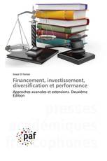 Financement, investissement, diversification et performance