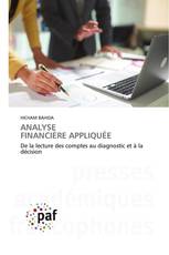 ANALYSE FINANCIÈRE APPLIQUÉE