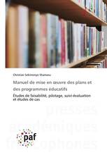 Manuel de mise en œuvre des plans et des programmes éducatifs