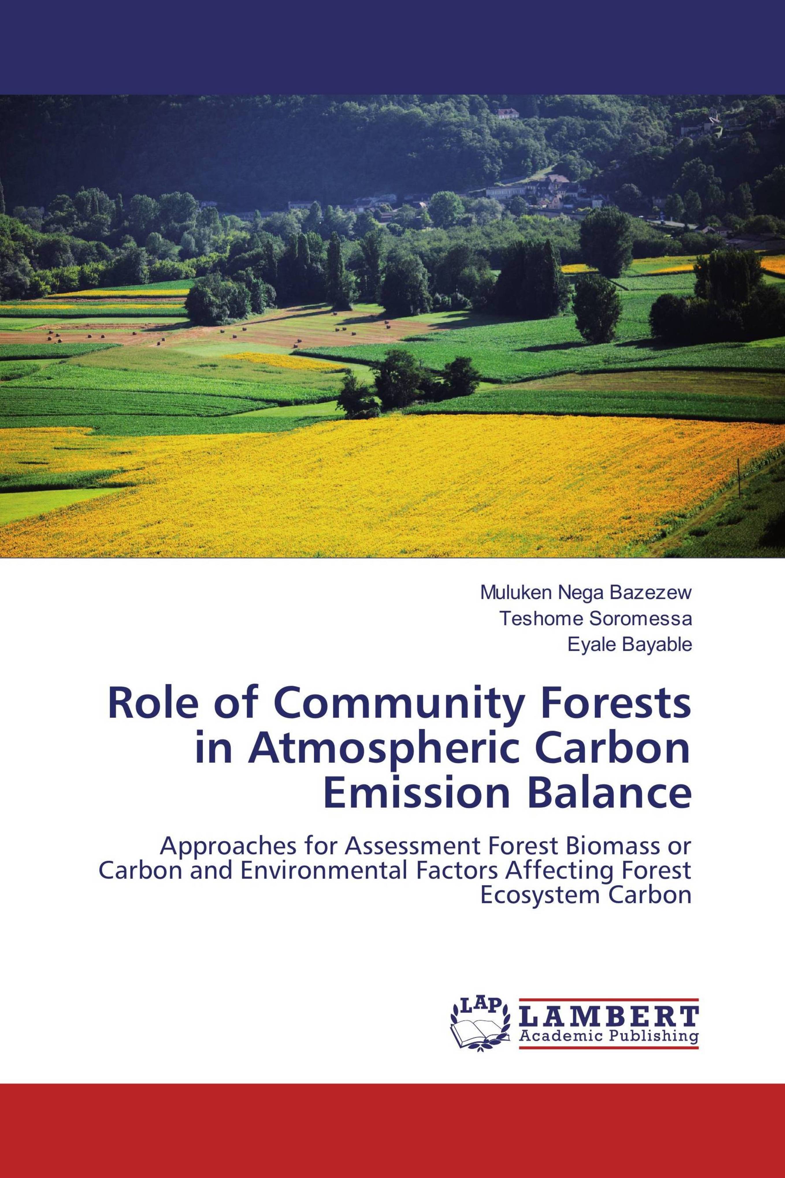 Buy Role of Community Forests in Atmospheric Carbon Emission Balance ...