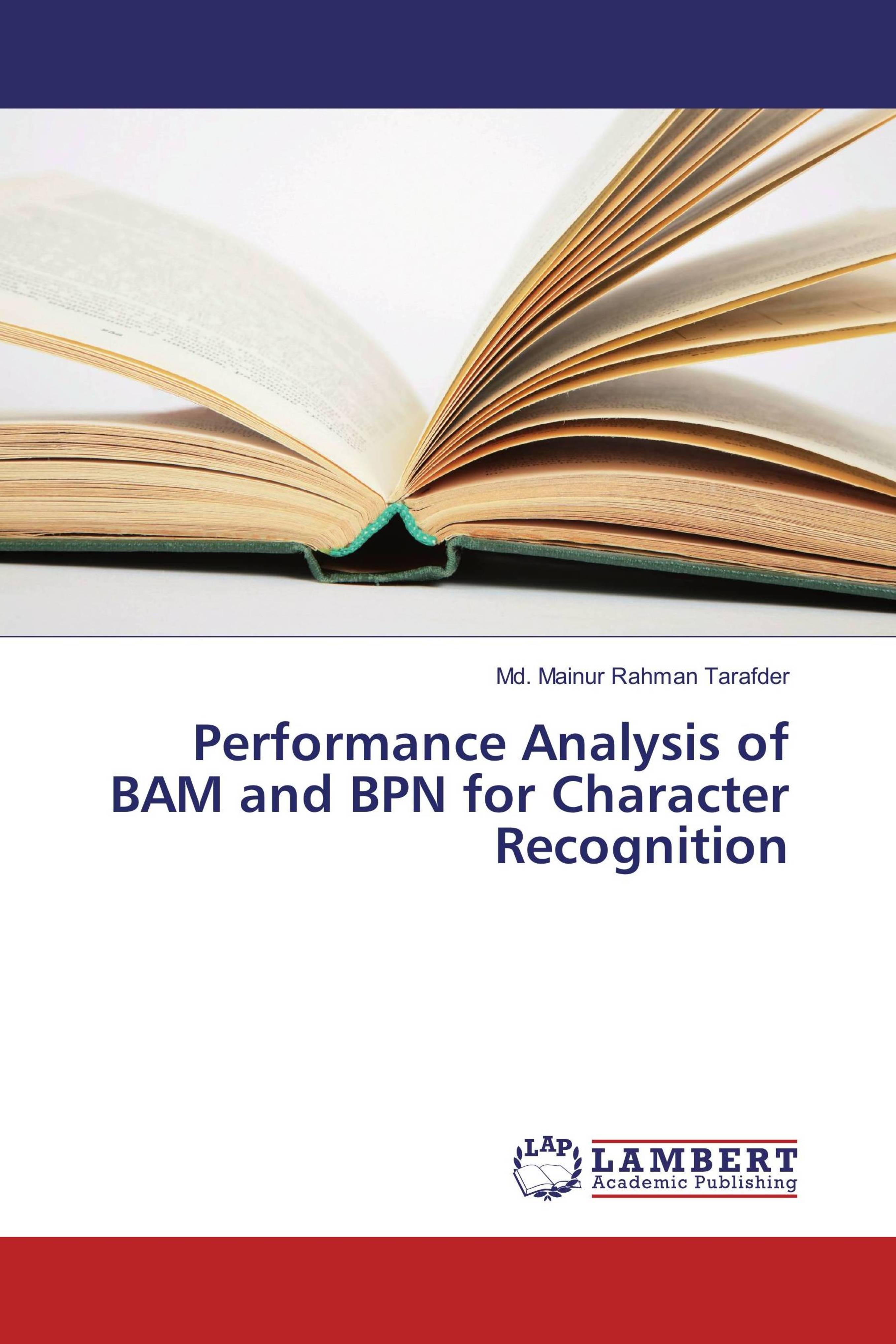 9783659623301 Performance Analysis of BAM and BPN for Character Recognition - Md