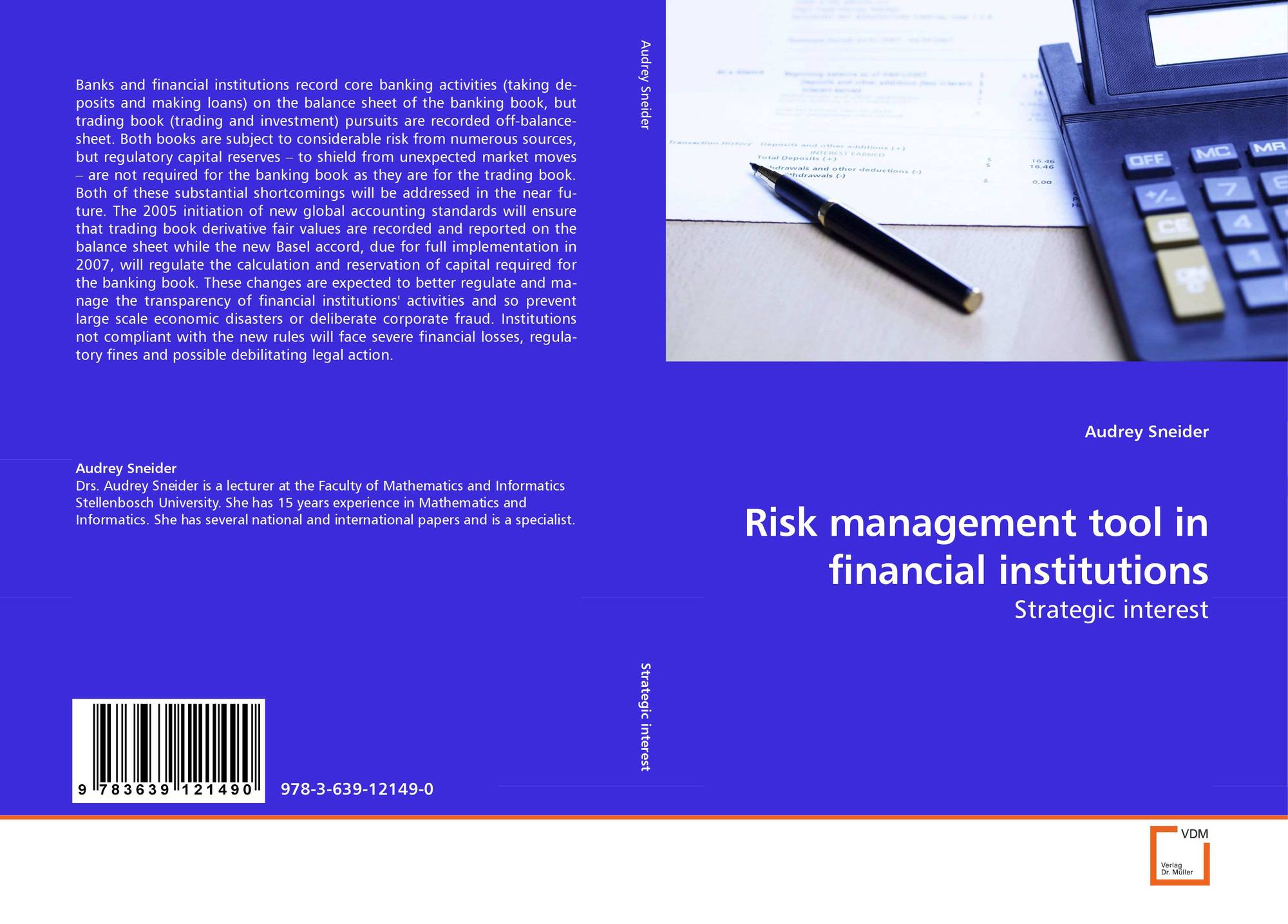 Risk management tool in financial institutions, 978-3-639-12149-0 ...