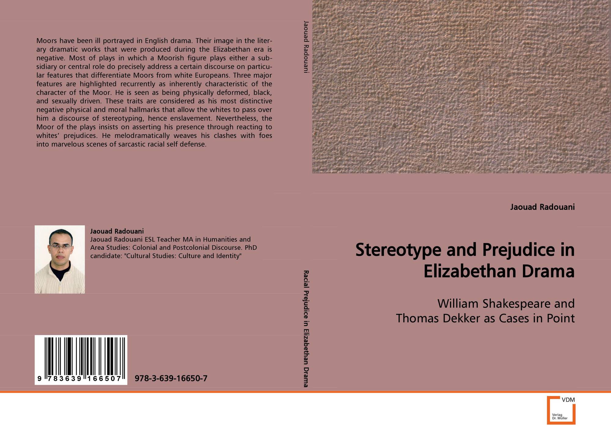 Stereotype and Prejudice in Elizabethan Drama 978 3 639 16650 7 