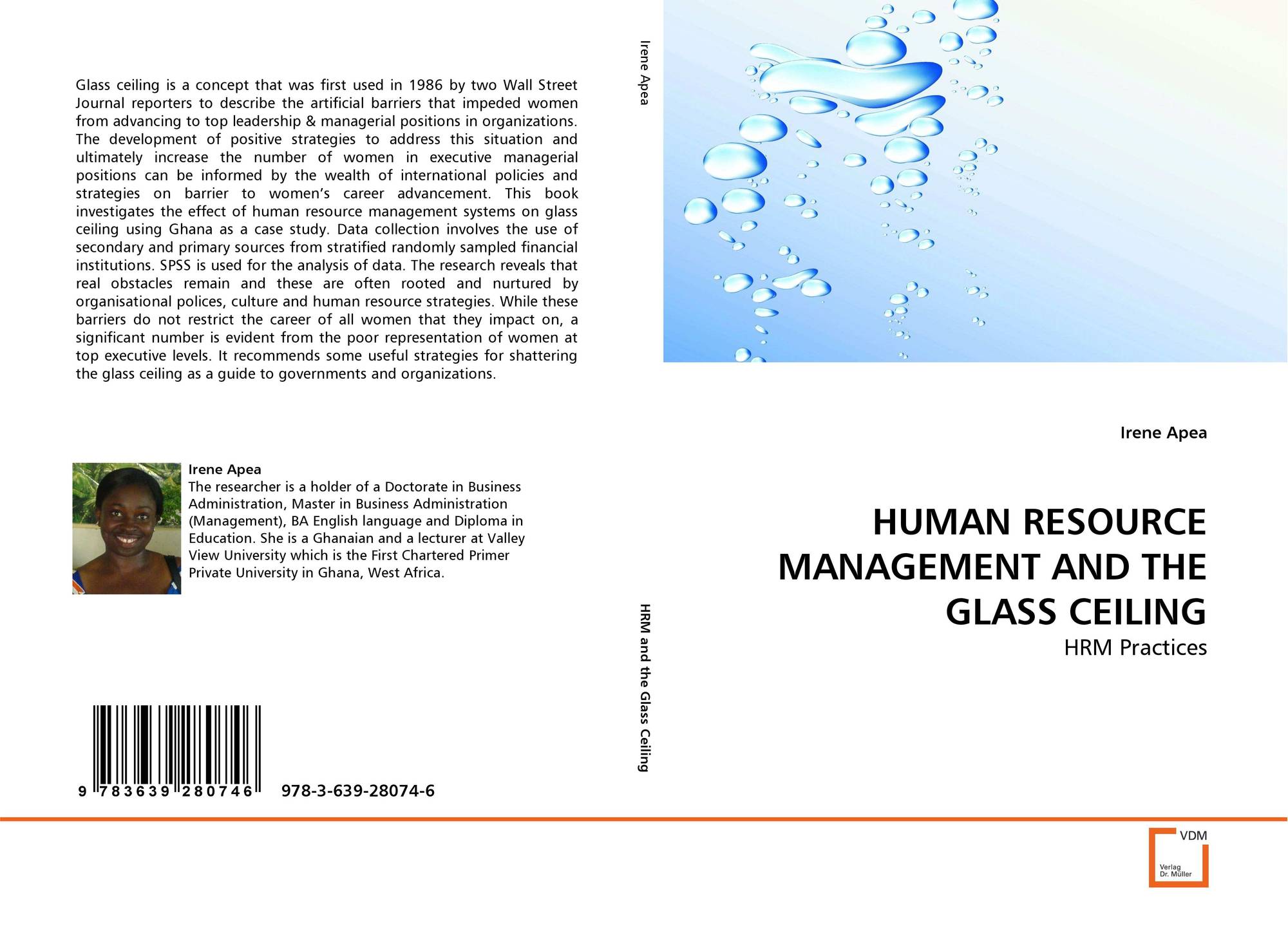 Human Resource Management And The Glass Ceiling 978 3 639 28074 6