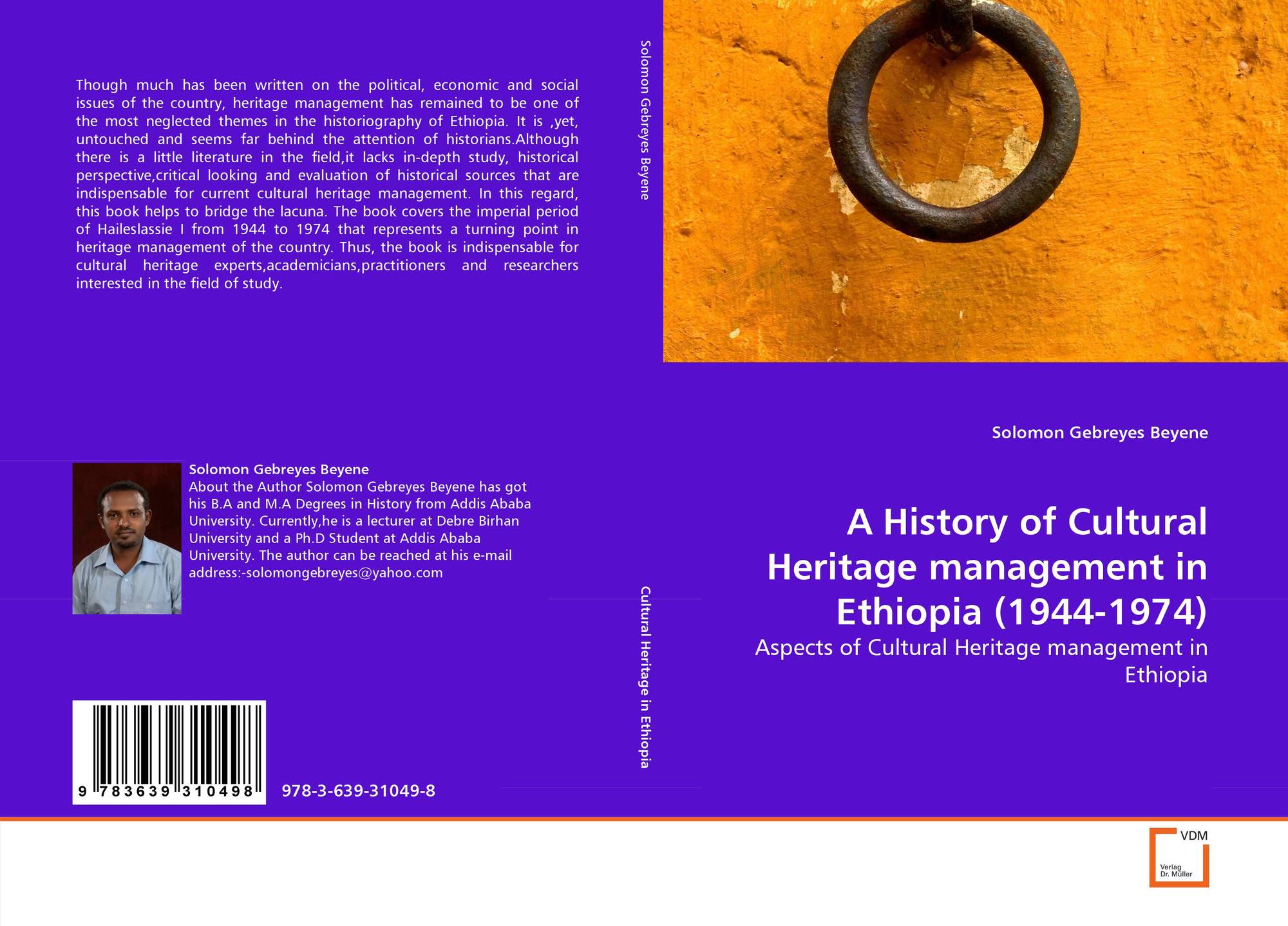 A History of Cultural Heritage management in Ethiopia (1944-1974), 978