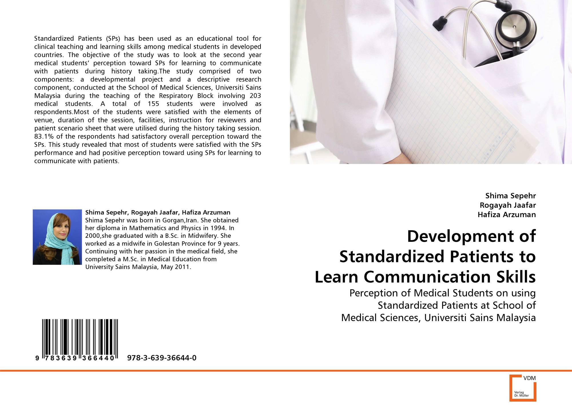 Development of Standardized Patients to Learn Communication Skills, 978 ...