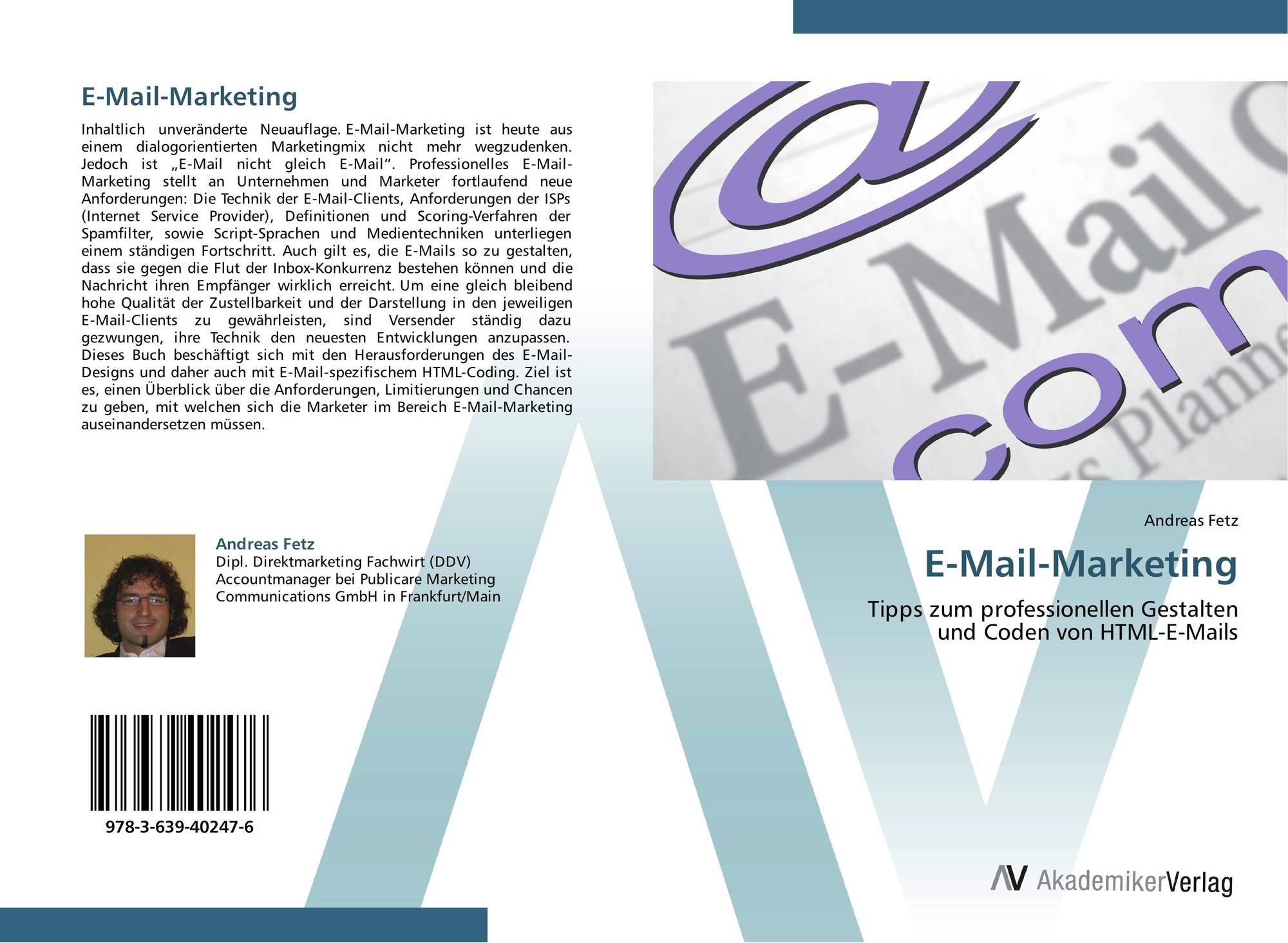 E Mail Marketing 978 3 639 6 By Andreas Fetz