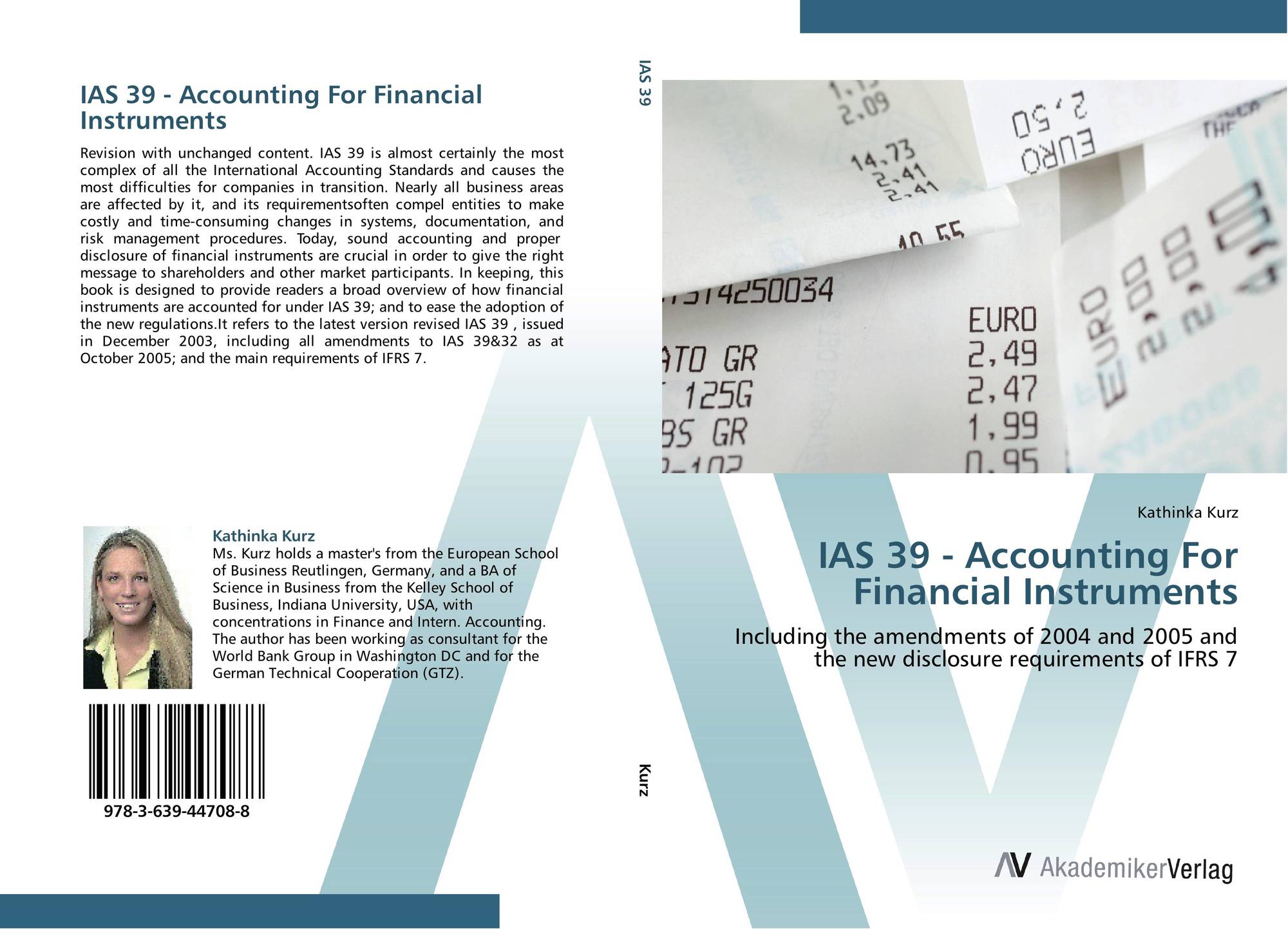 Ias 39 Accounting For Financial Instruments 978 3 639 8 By Kathinka Kurz
