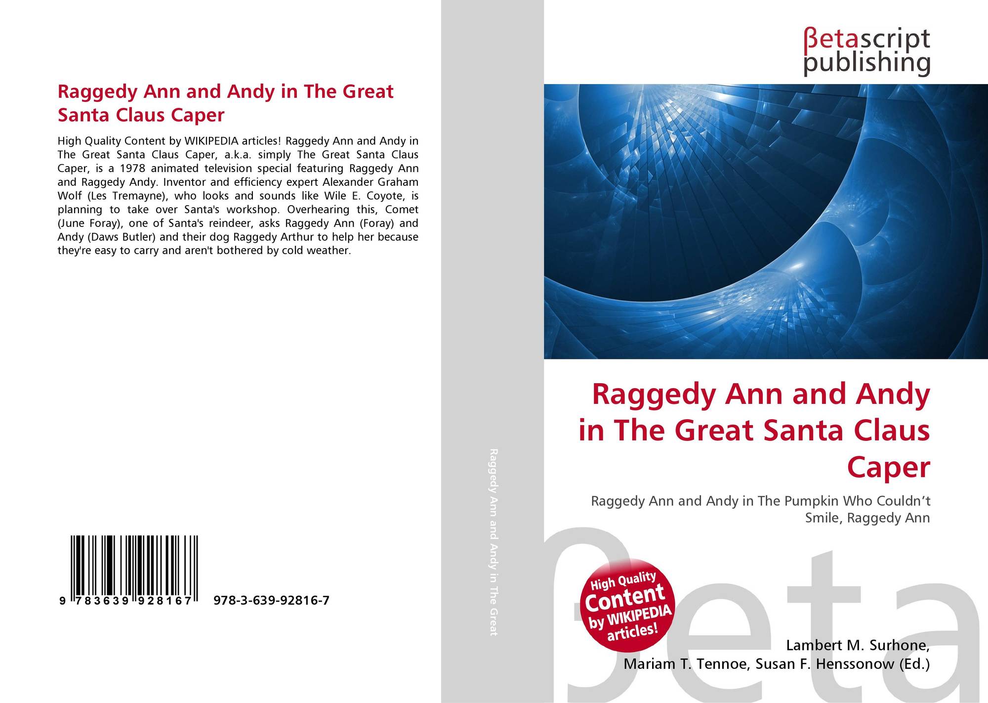 raggedy ann and andy in the great santa claus caper