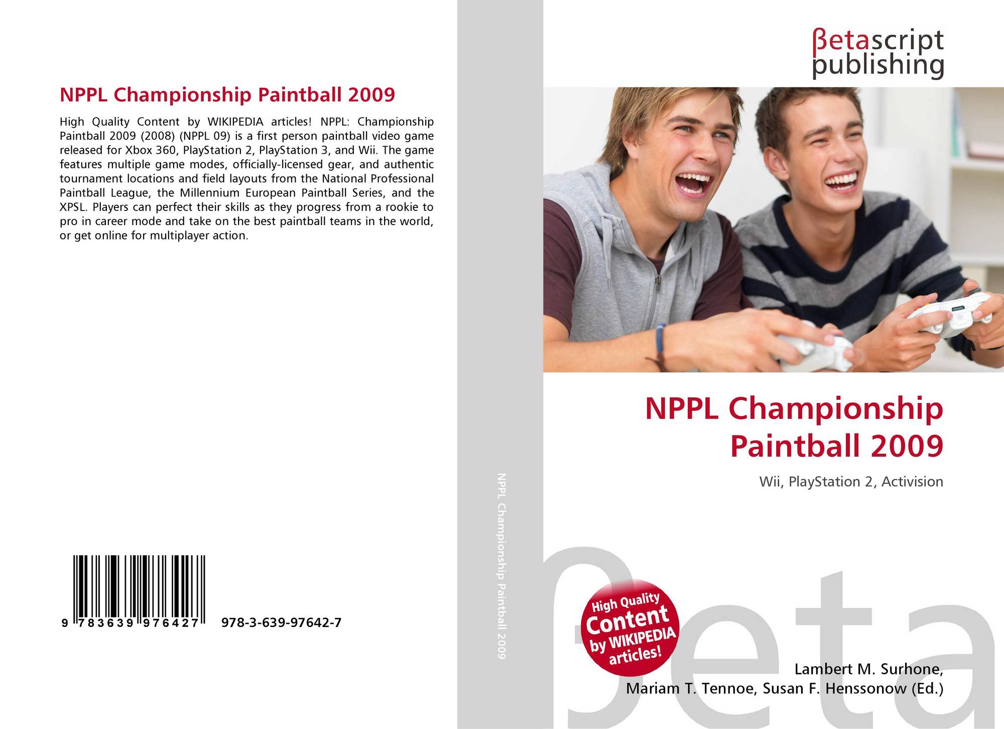 Nppl Championship Paintball 09 978 3 639 7