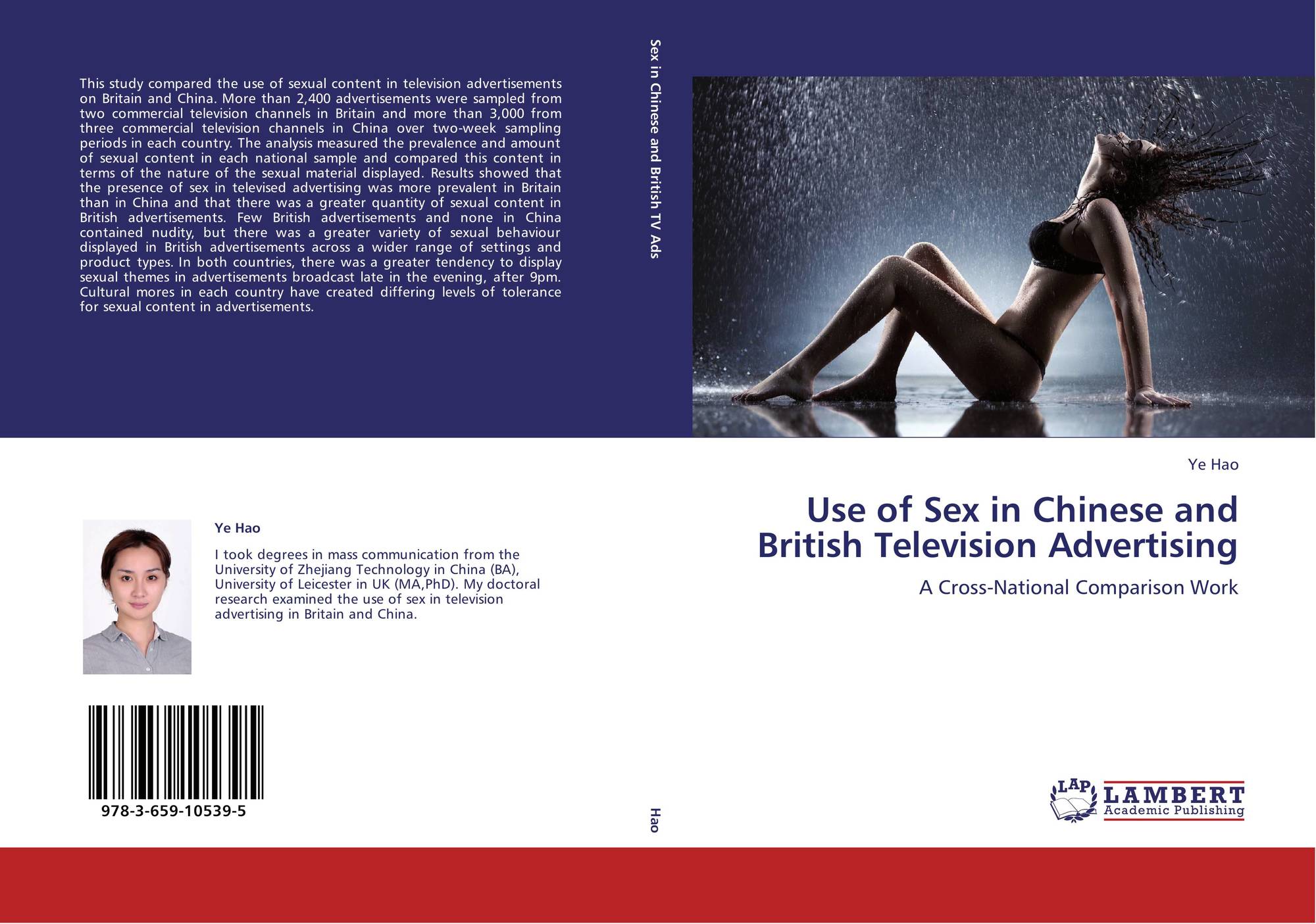 Обложка Use of Sex in Chinese and British Television Advertising. 