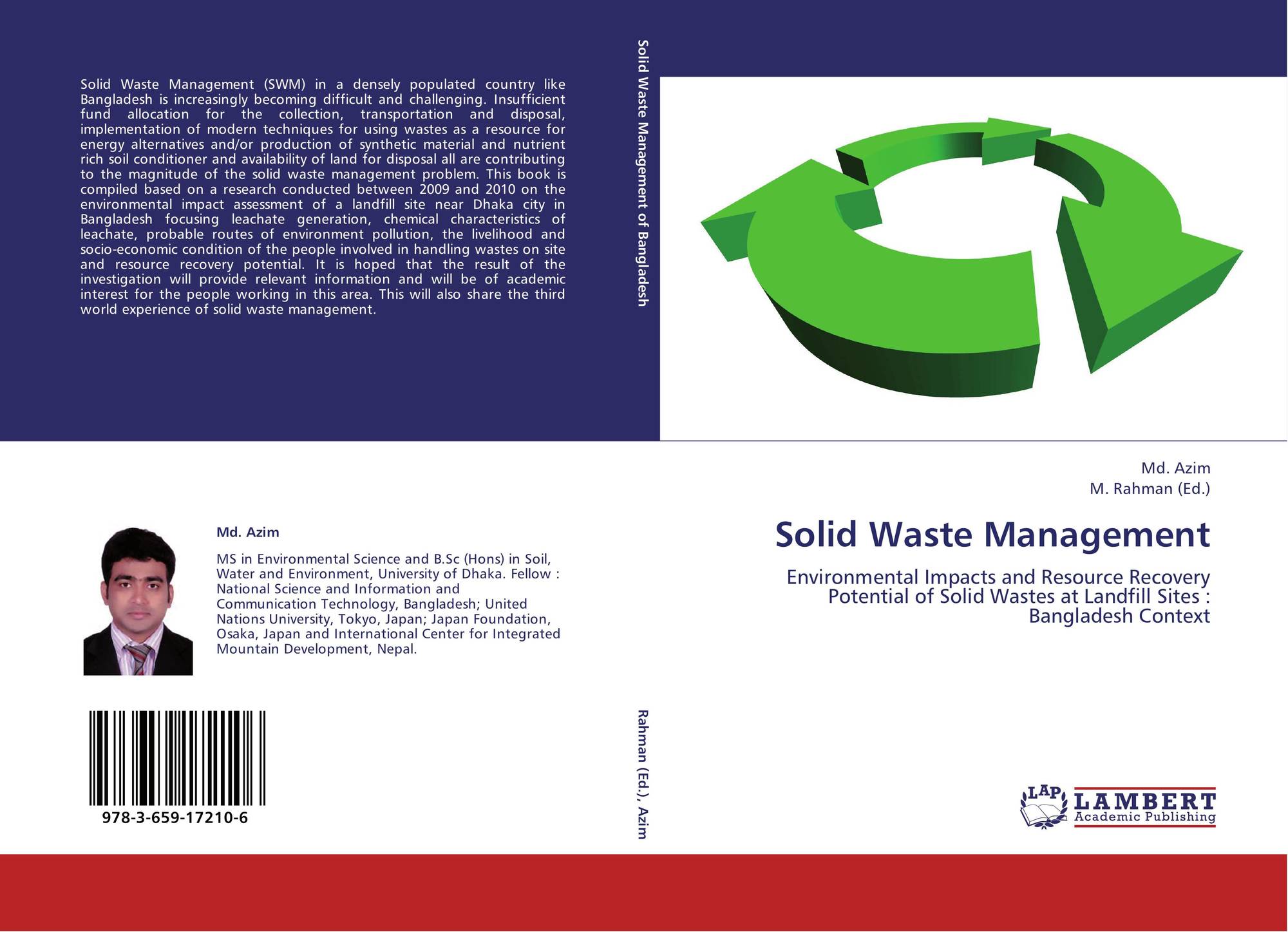Solid Waste Management, 978-3-659-17210-6, 3659172103 ,9783659172106 by