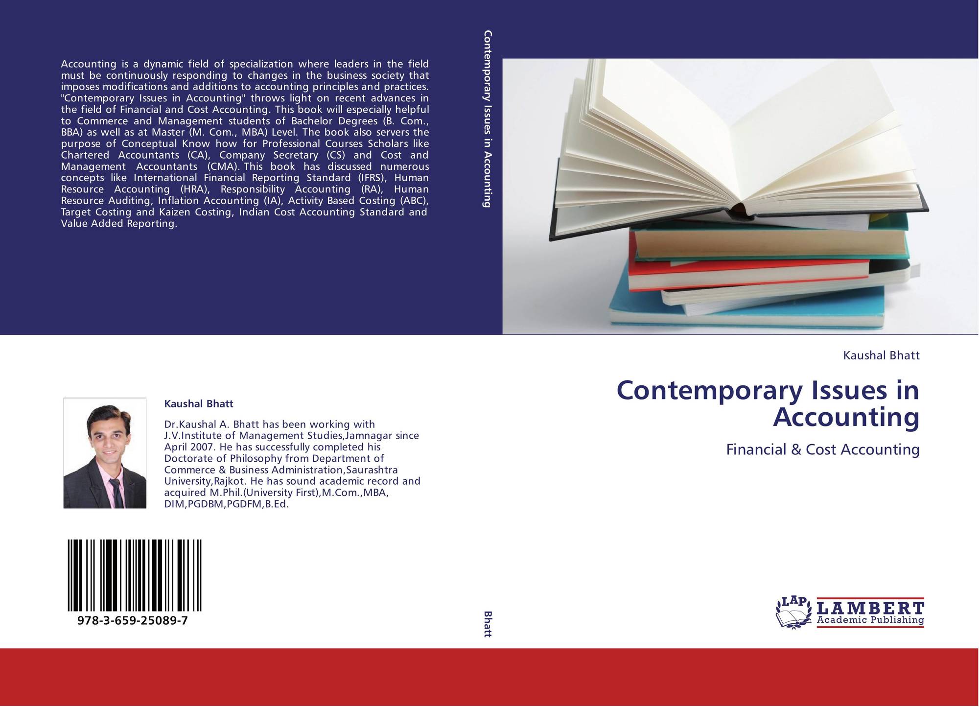 Contemporary Issues In Accounting 978 3 659 25089 7