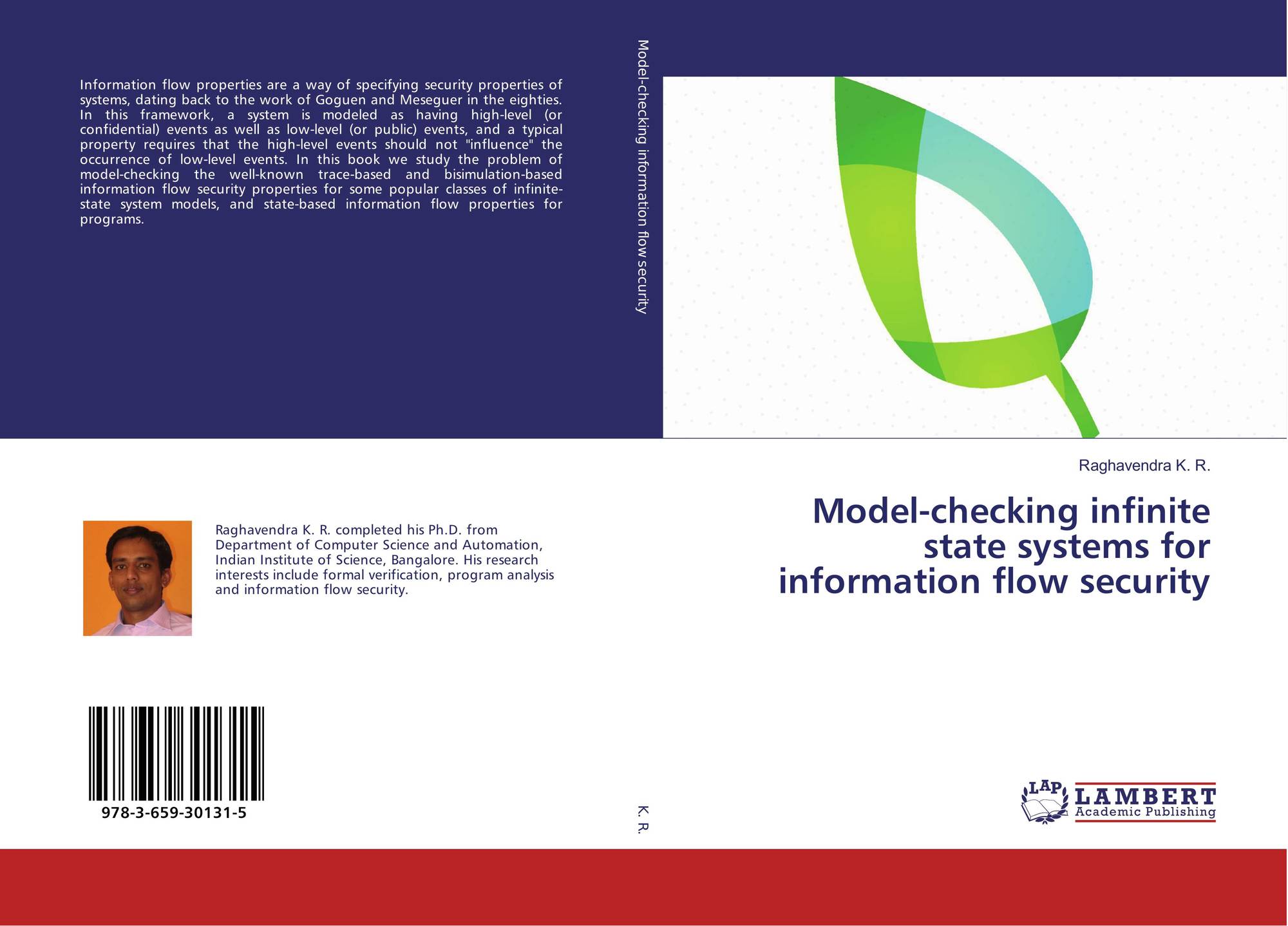 Model checking. Information Flow in Security. Integrator Visual. Formal verification model checking Theorem proving. Goguen j.a. an initial Algebra approach.