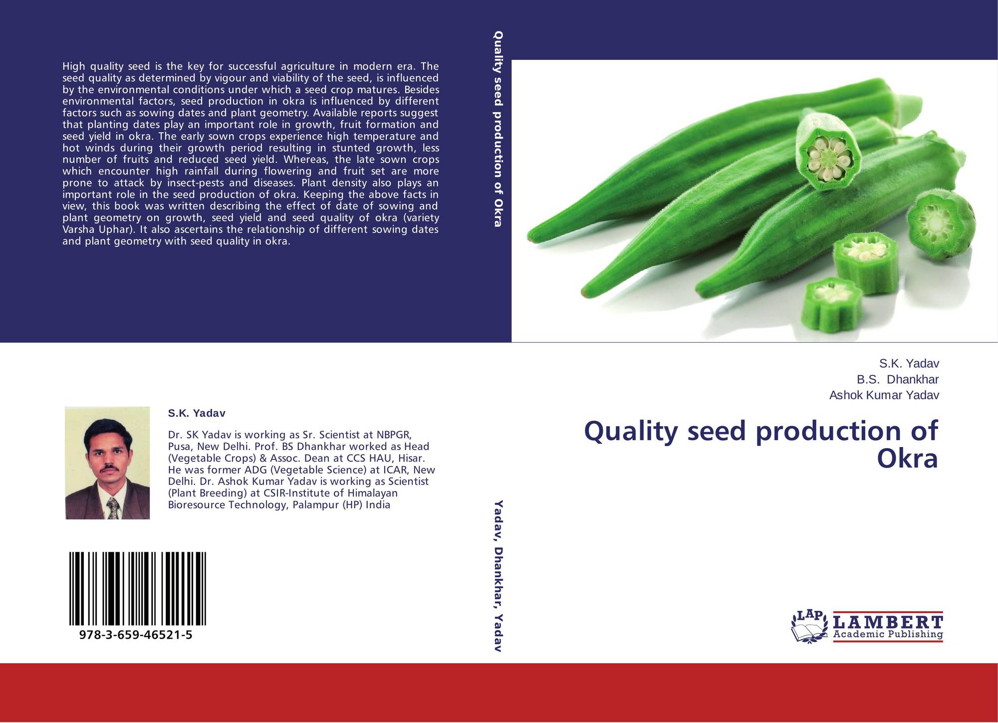 Quality seed production of Okra, 9783659465215, 3659465216