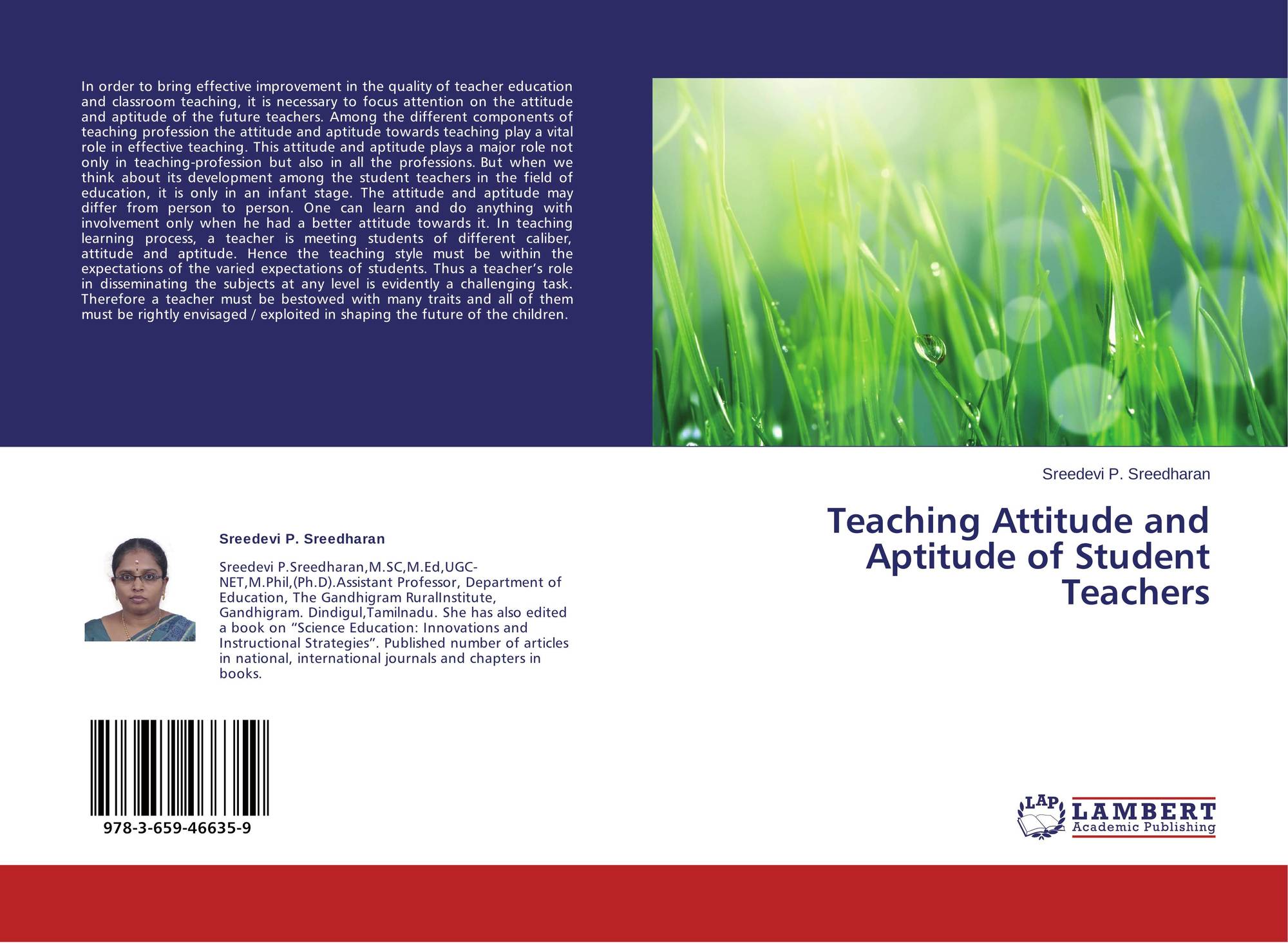 Teaching Attitude And Aptitude Of Student Teachers 978 3 659 46635 9 3659466352 9783659466359