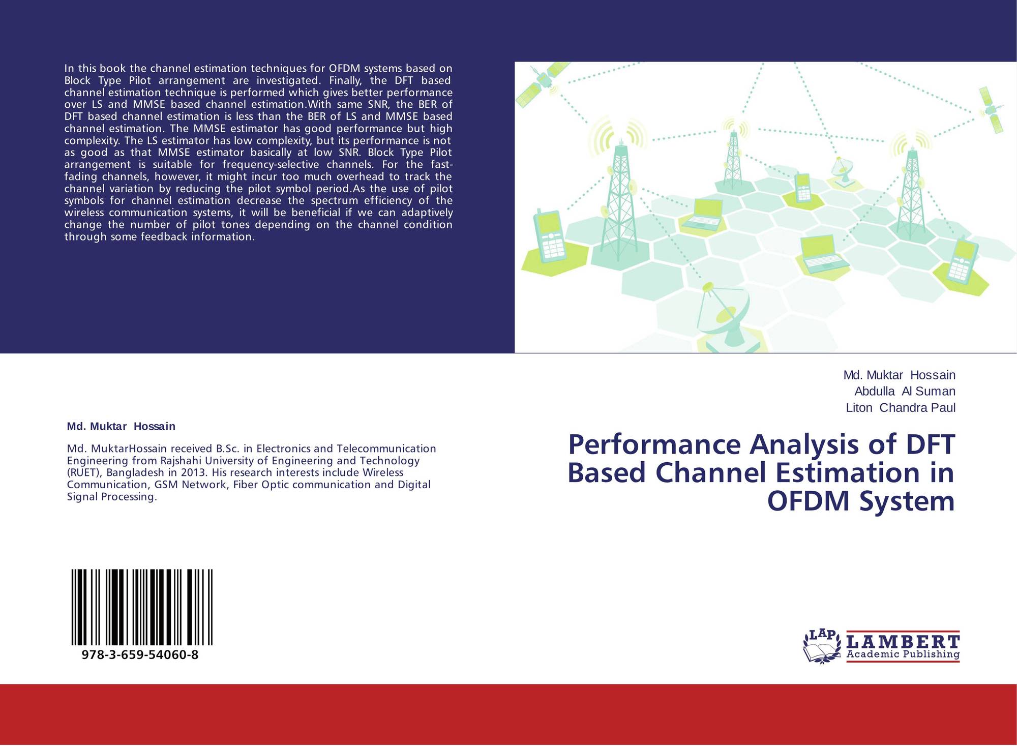 Book performance. MMSE channel estimation. Channel estimation Performance is good. Channel estimation.