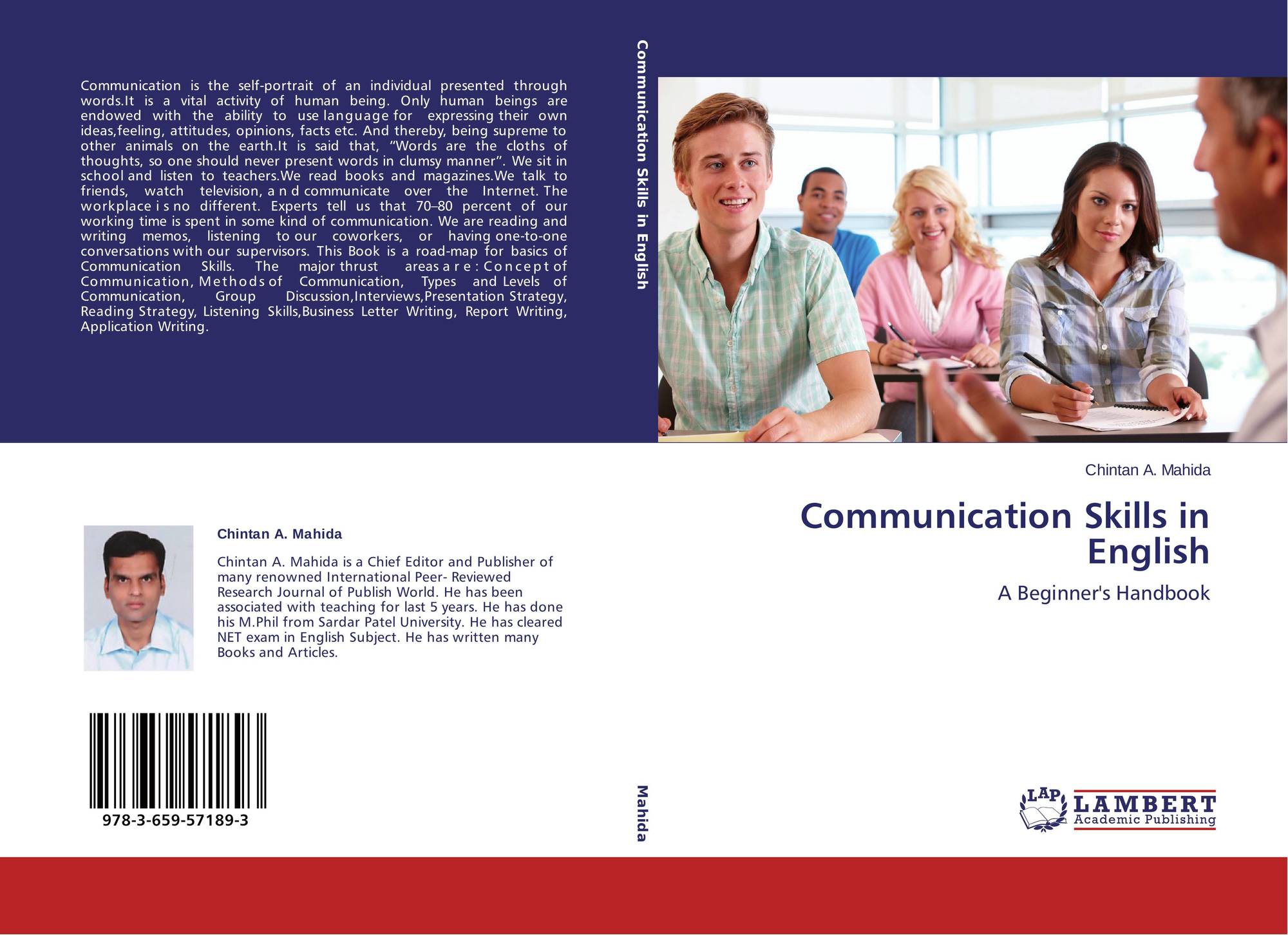 Communication Skills In English 978 3 659 57189 3 365957189x 9783659571893 By Chintan A Mahida