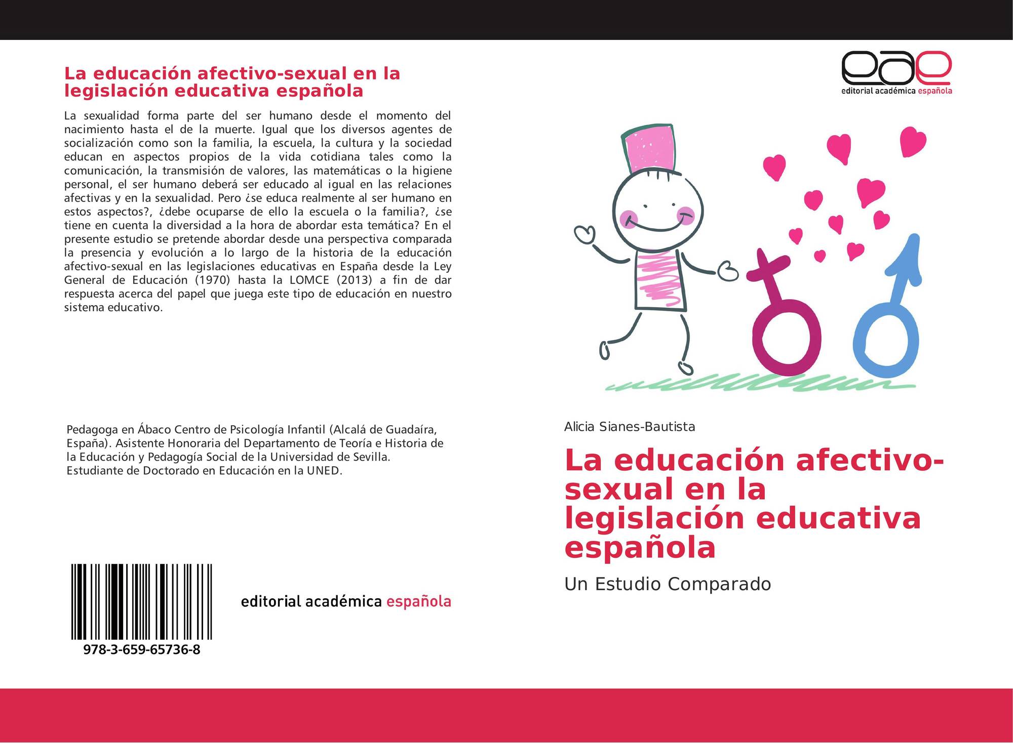 Обложка La educación afectivo-sexual en la legislación educativa española. 