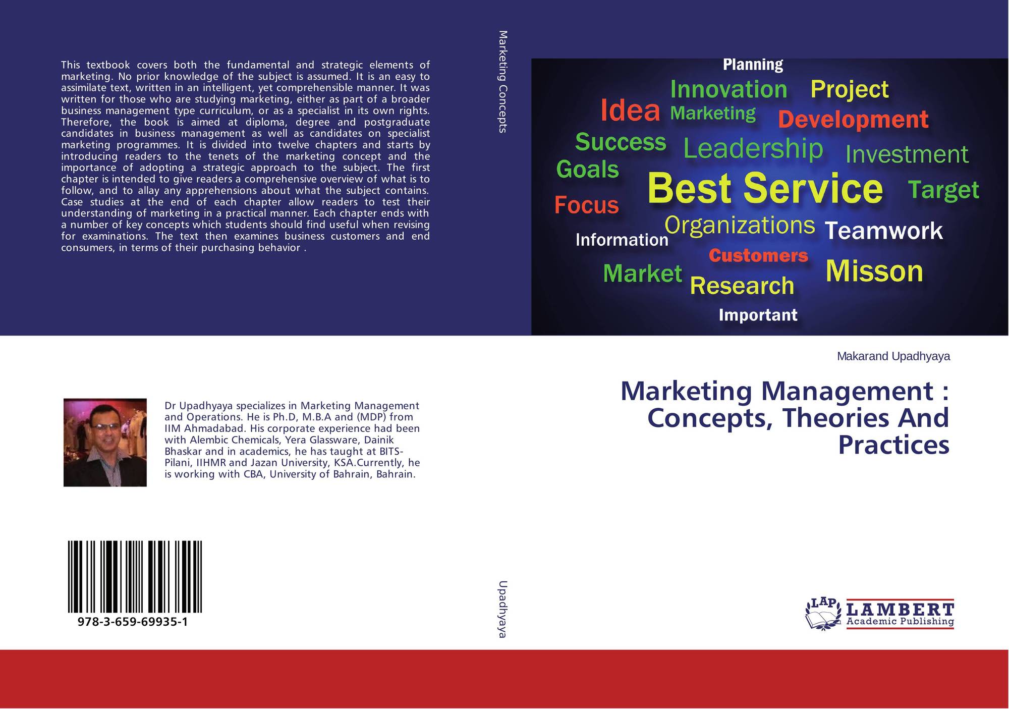 Marketing Management : Concepts, Theories And Practices, 978-3-659 ...